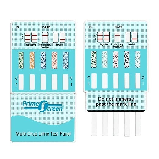 Prime Screen [1 Pack] 10 Panel Urine Drug Test Kit - Testing Instantly for 10