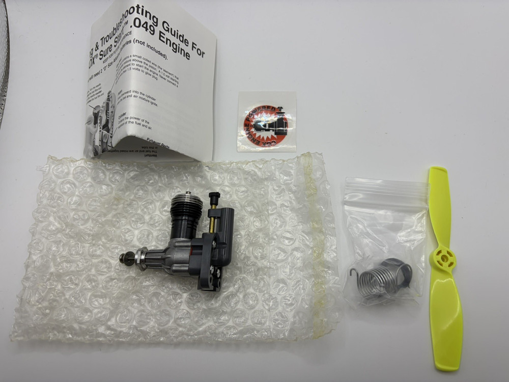 Cox Gas Powered .049 SureStart Engine Value Combo – Cox Factory Replacement Engi