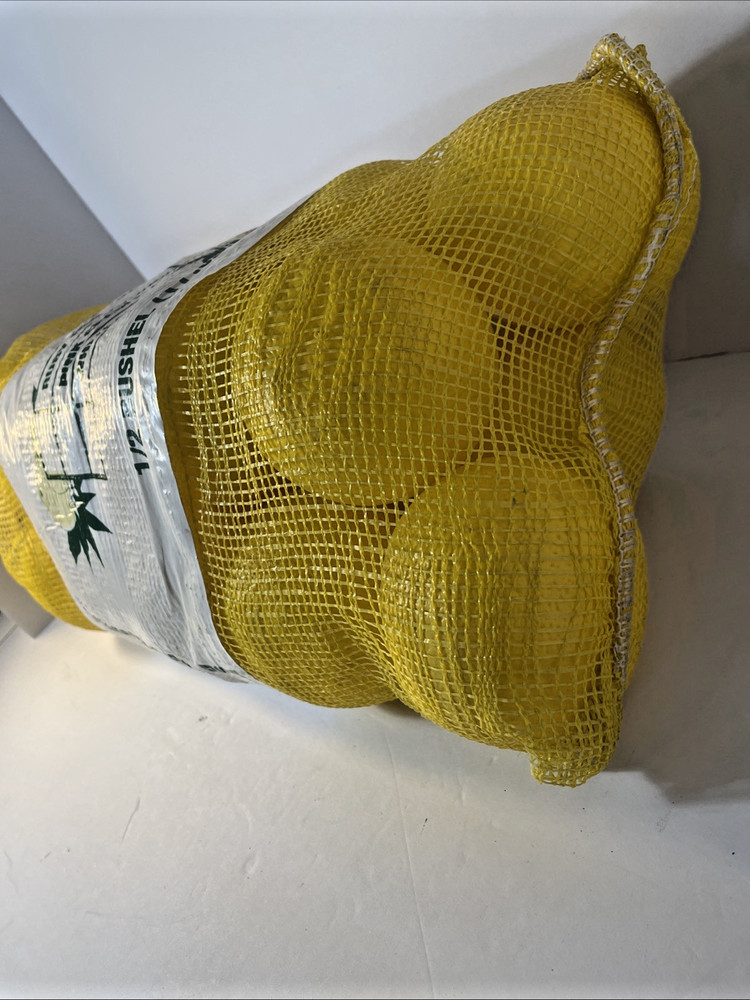 Store Display Indian River Citrus Bushel Mesh Drawstring FULL Bag Grapefruit