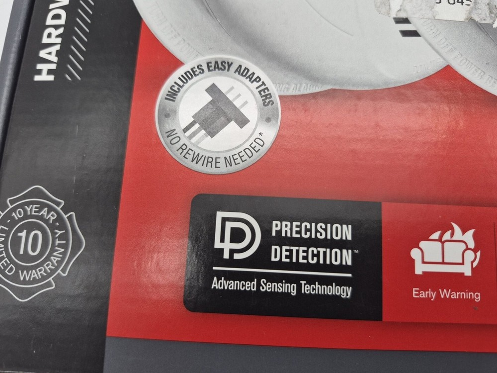 First Alert Precision Detection Wired Talking Smoke/CO2 Alarms 2-pack