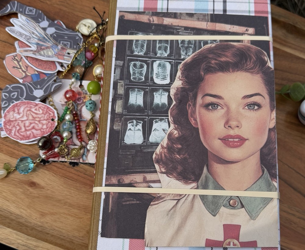 Handmade Nurse Junk Journal