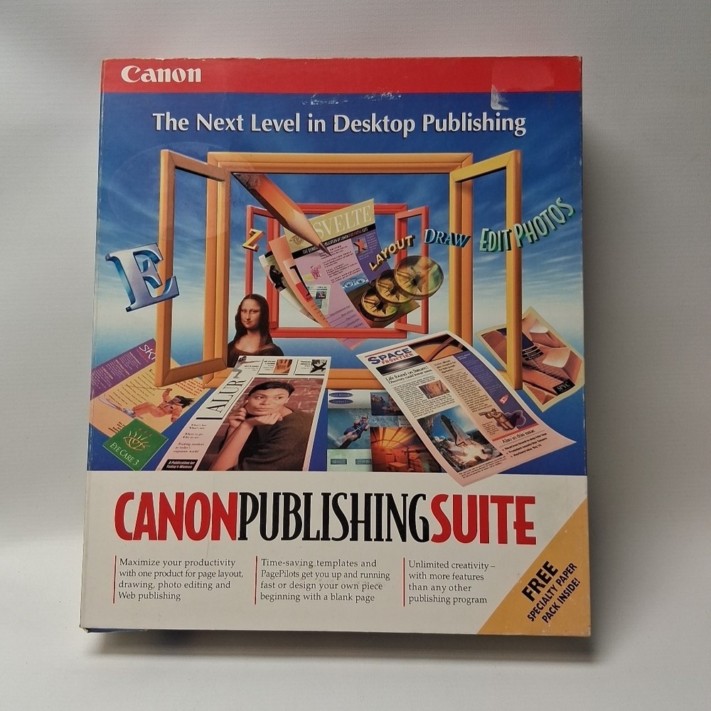 Canon Publishing Suite Software Photos Special Effects