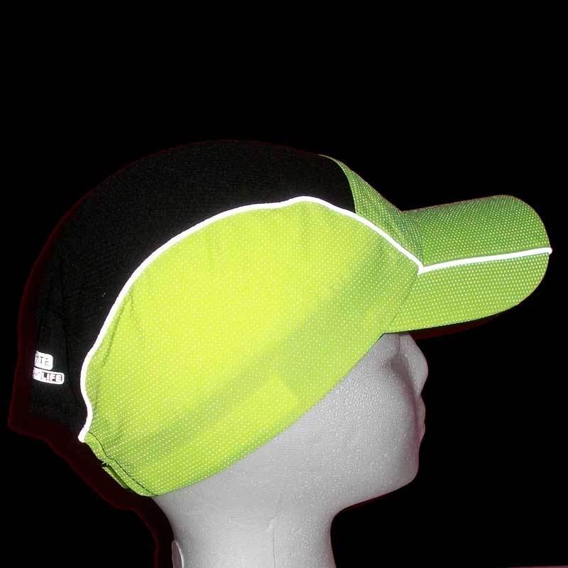 Reflective illumiNITE Mesh Running Cap White