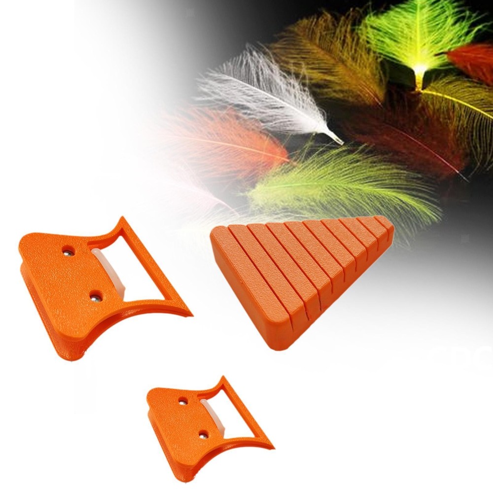 Fly Tying Tool Accessories Feather Folder Multifunction Fly Tying Material