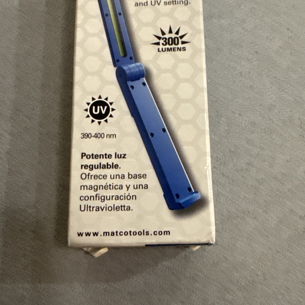 Matco Tools Slim Rechargeable Light With UV - SFL500