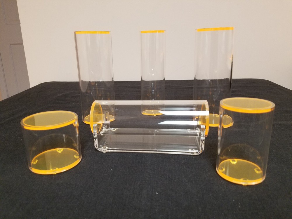 Modern Custom Designed 10 pcs Acrylic Jewelry Display Set