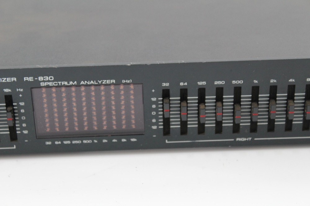 VTG ROTEL EQUALIZER RE 830 SPECTRUM ANALYZER - UNTESTED