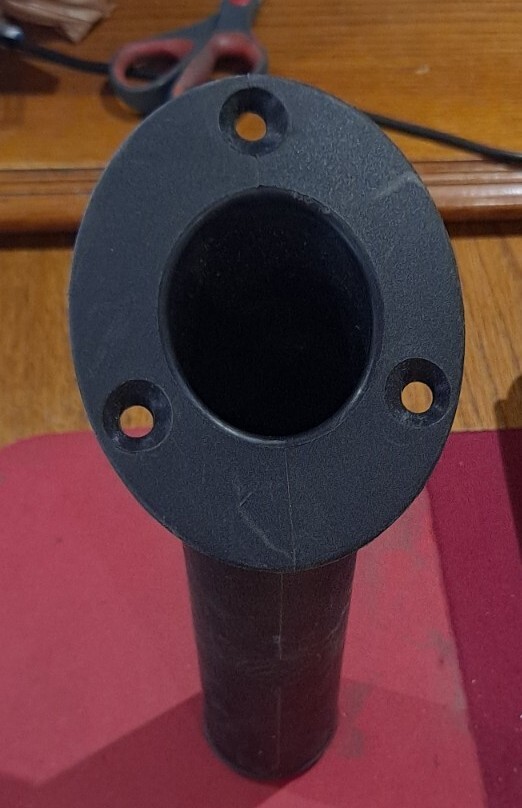 Black Plastic 30 Degree Rod Holder