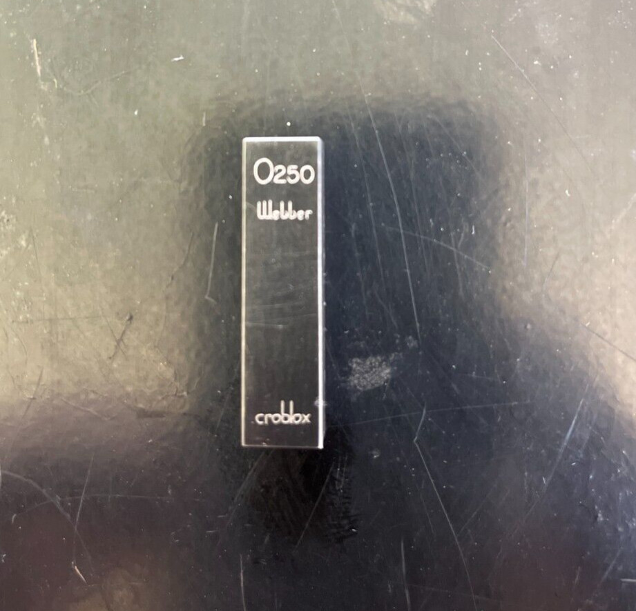 .250" Starrett-Webber Gage Block with certification