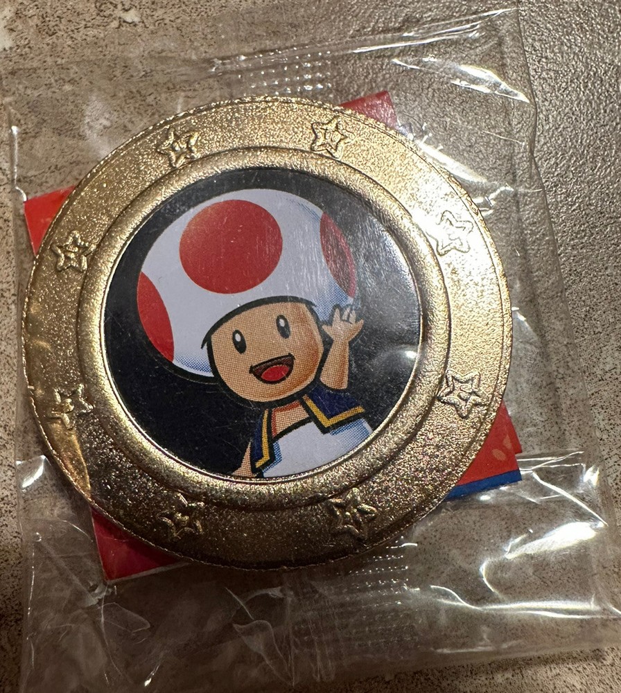 Toad Collectible Coin Super Mario Wonder Ball