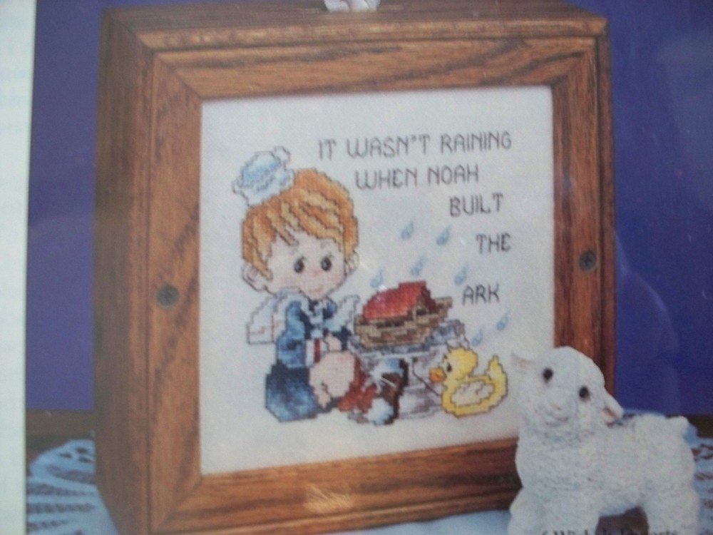 Little Ark Noah Nursery Ornament Design OOP Cross Stitch PATTERN (Y)