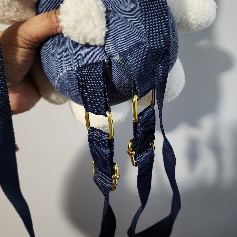 Hello Kitty Sherpa Figural Plush Backpack 14" White