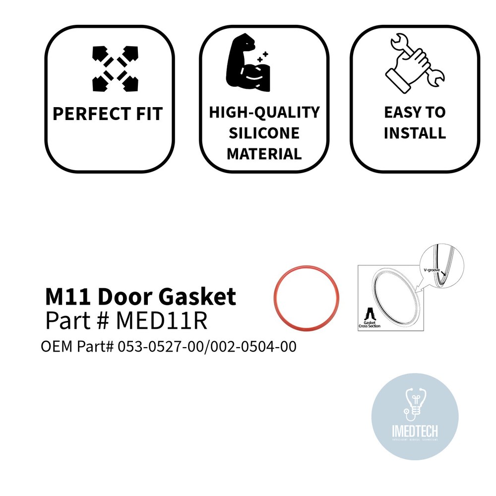 Midmark M11 Door Gasket Compatible Replacement - Same Day Shipping