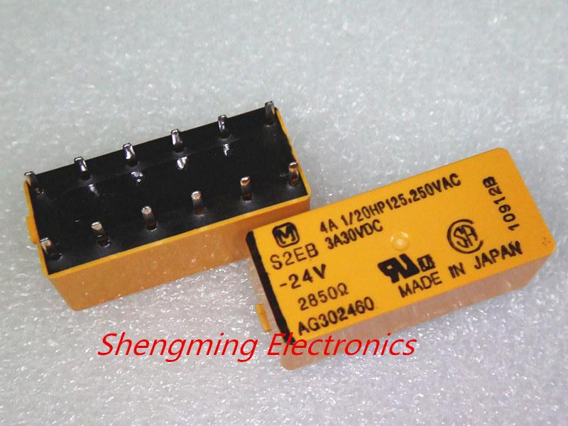 1PCS S2EB-24V AG302460 12pins relay Panasonic