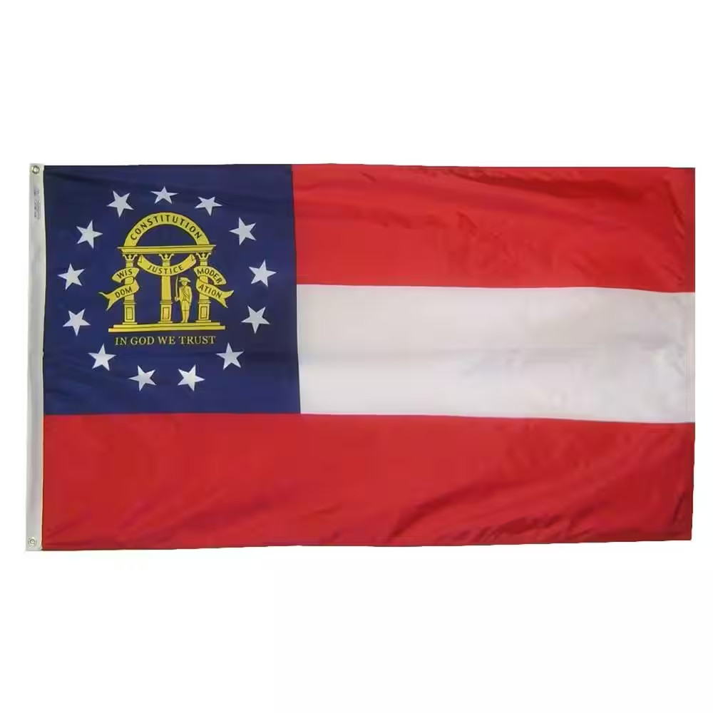 5 Ft. X 8 Ft. Nylon Georgia State Flag