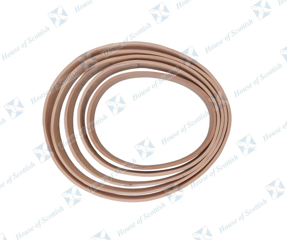 OVOID SHAMANIC DRUM HOOPS, EGG SHAPE MEDICINE DRUM RING, NATIVE FRAME DRUM SHELL