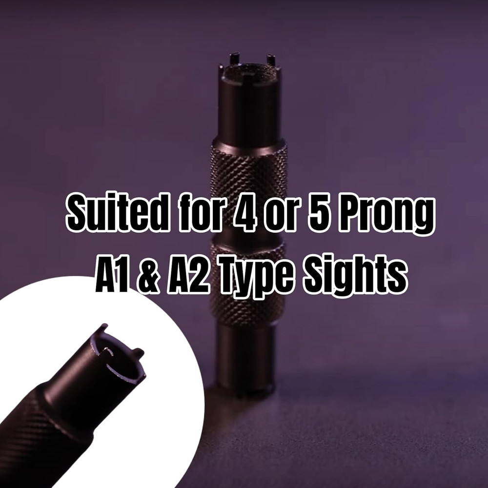 1 PCS Front Sight Tool Precise Front Sight Adjustment Tool with 4 & 5 Prong for