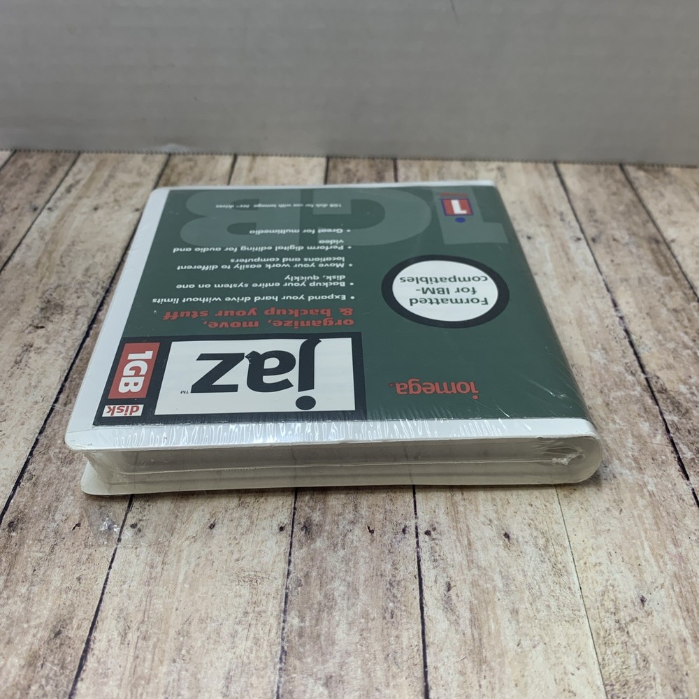 Iomega Jaz 1GB Disk PC Formatted New Sealed