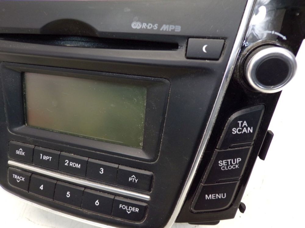 Radio/CD Changer Combination Code Not Present! Fits Hyundai i30 (GD)