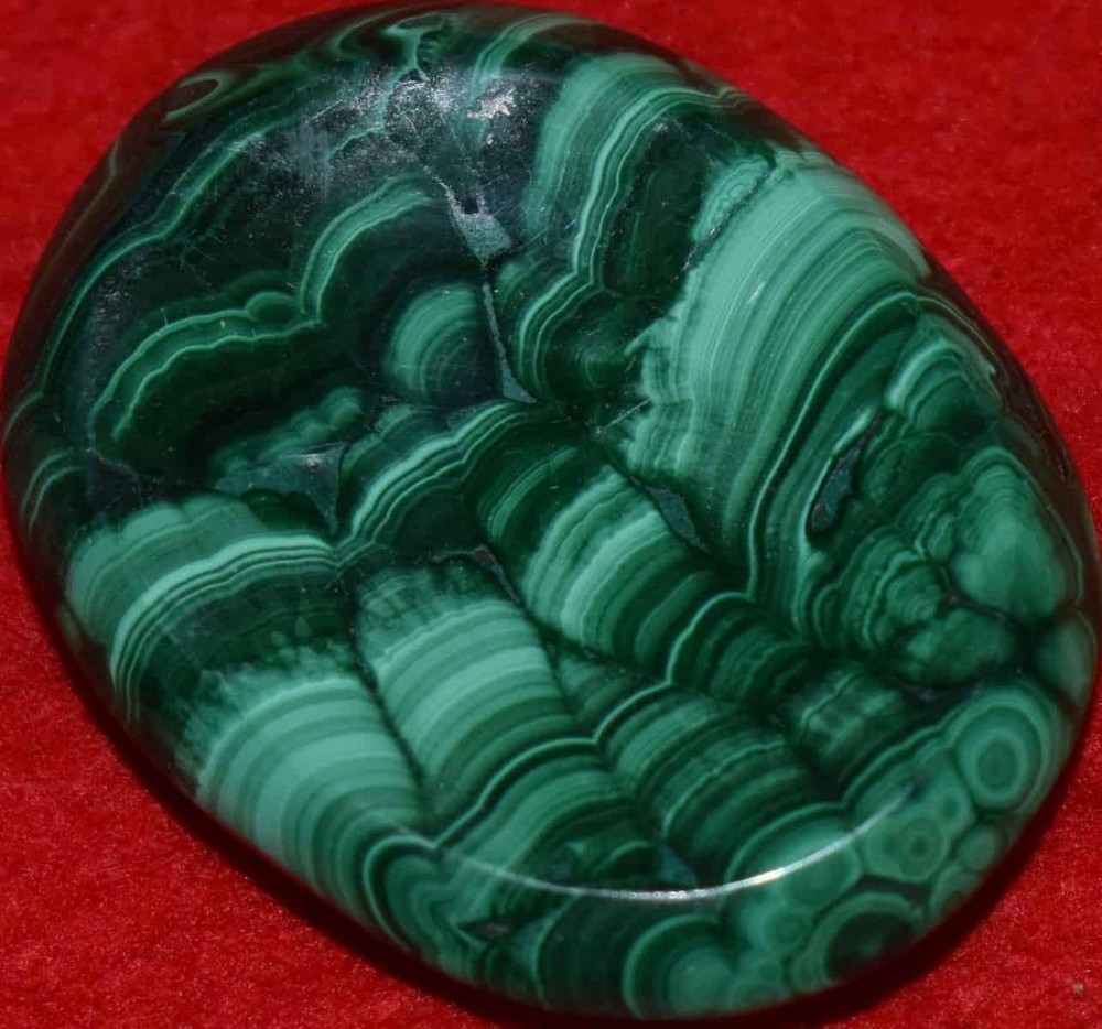 Malachite Worry Stone #1