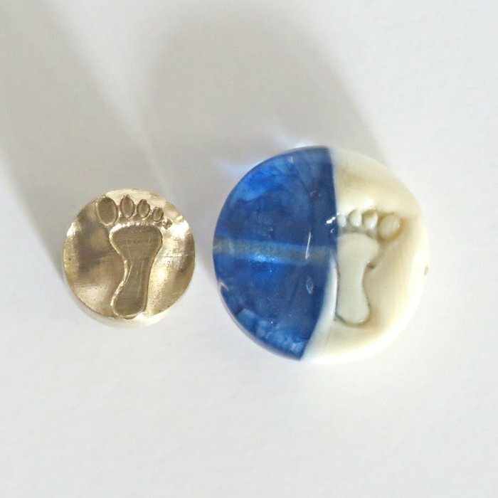 Lampwork Tool - Footprint Stamp for Glass Beads Making