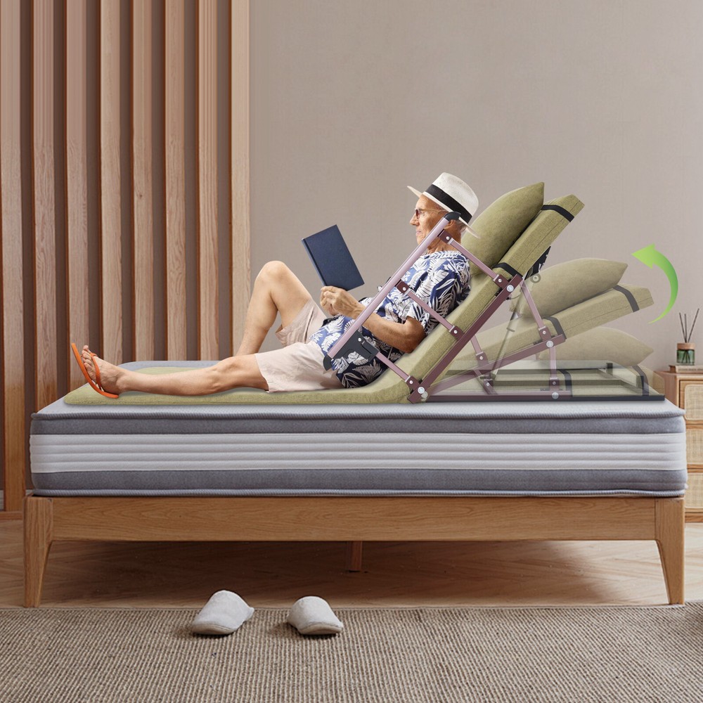 Electric Lifting Bed Backrest for Elderly, Adjustable Back Rest for Bed Sitting