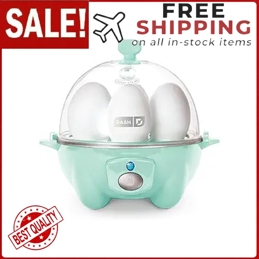 Egg Cooker: 6-Egg Capacity for Boiled, Poached, Scrambled, Omelets