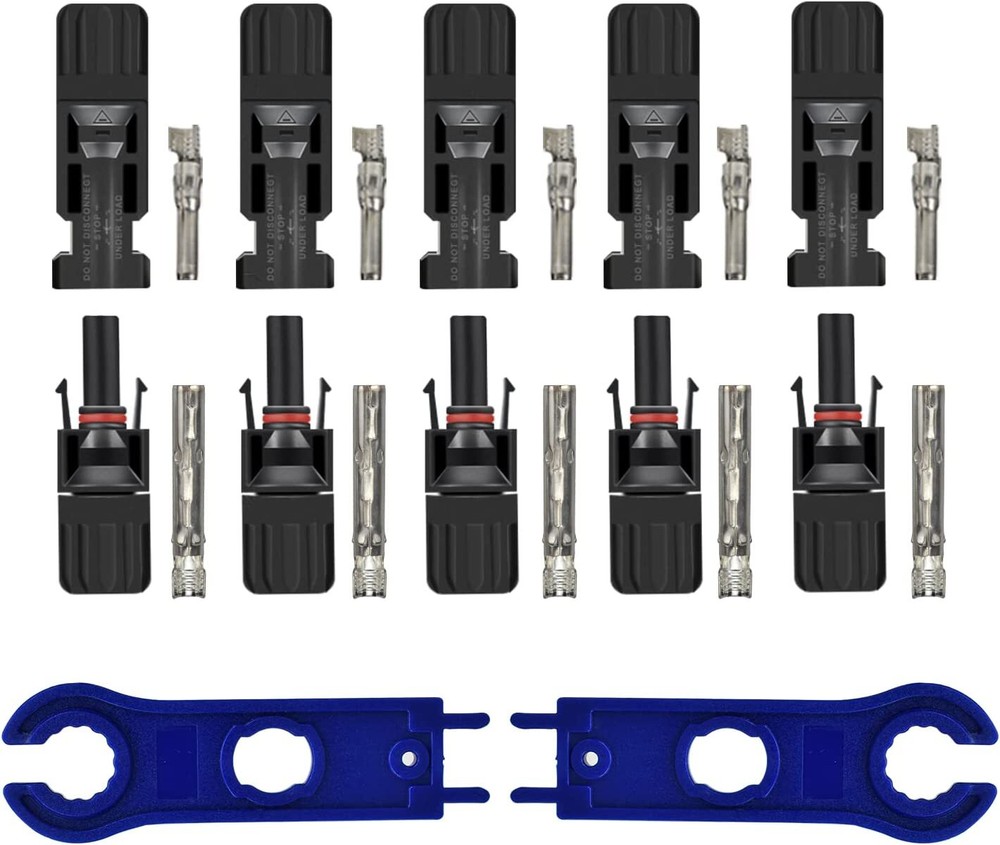 12PCS Solar Panel Cable Connector Crimper PV Crimping Pliers Cable Terminal Tool