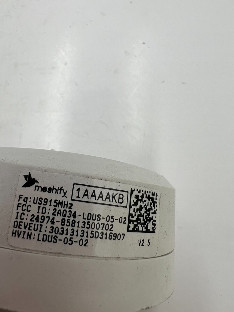 (QTY 2) Meshify Smart Water Leak Sensor 1AAAAKB