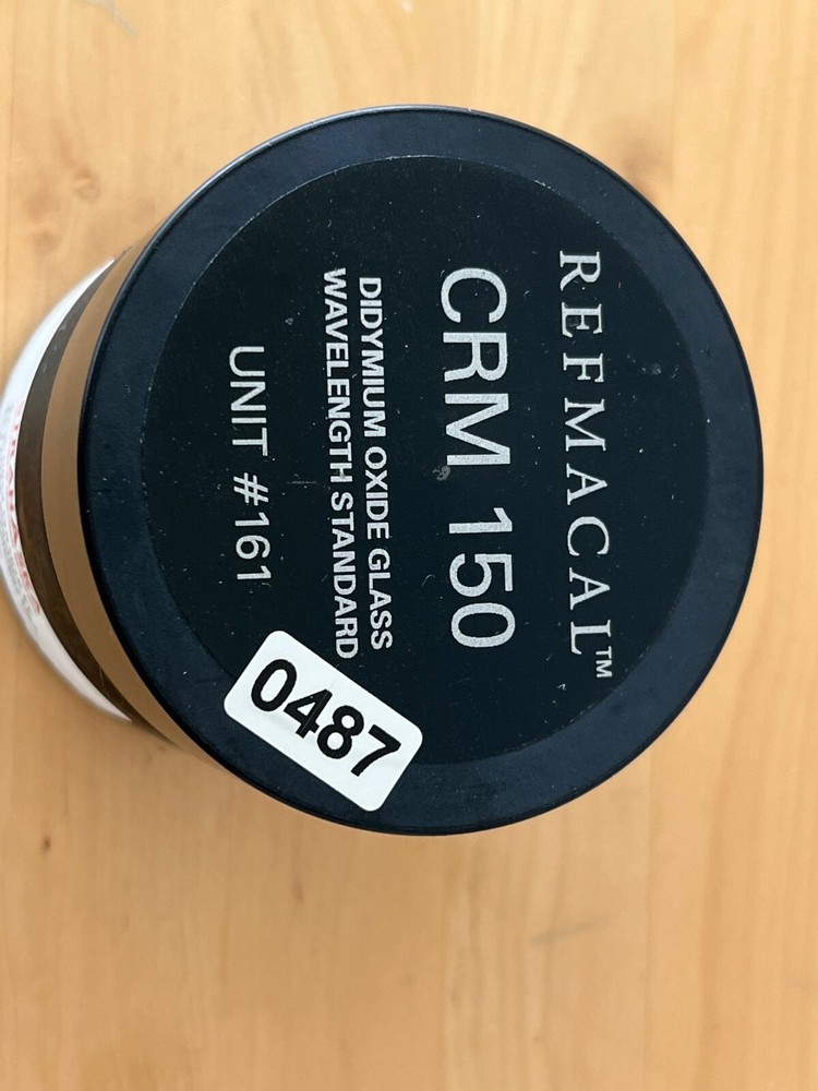 Refmacal STRANASKA CRM 150 DIDYMIUM GLASS WAVELENGTH Standard/Reference