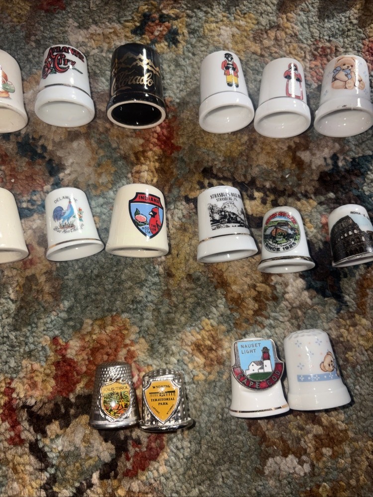 Small Thimble Collection 46 Total