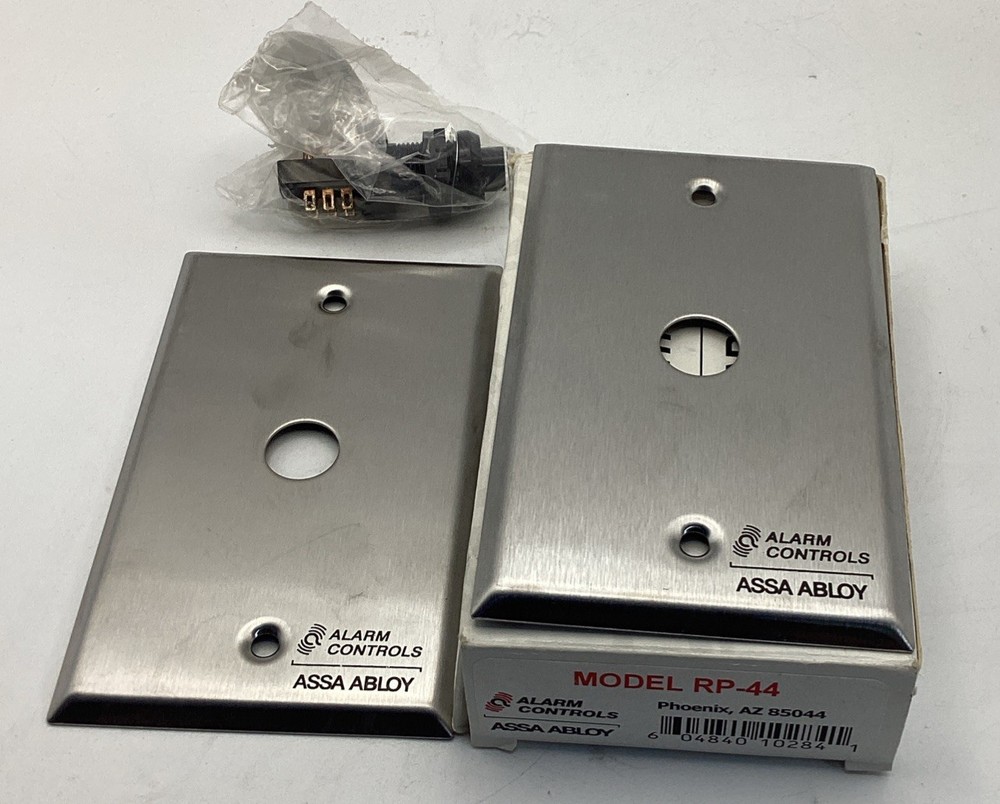 Assa Abloy RP-44 Remote Wall Plate DPDT 2A Panic Button⚪️