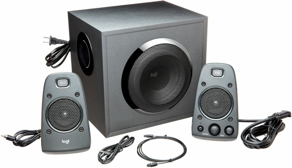 Logitech - Z625 2.1 Speaker System (3-Piece) - Black
