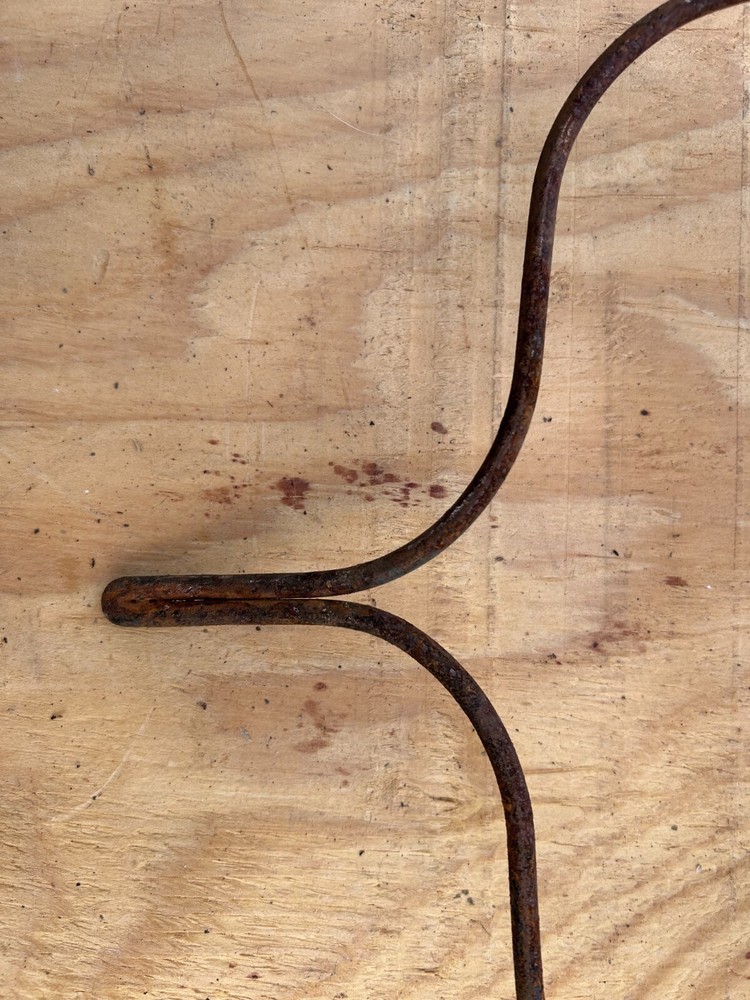 Rake Head Rusty Rustic no handle Original Vintage Primitive Metal