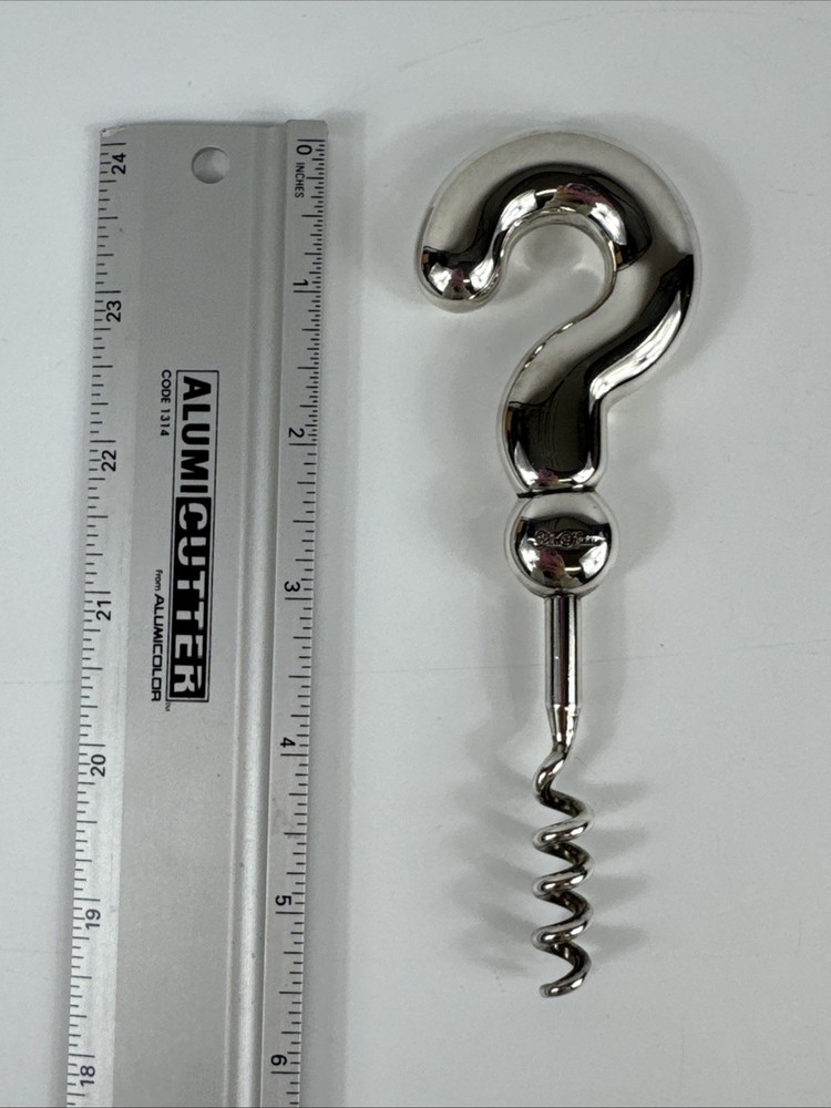 Point D’interrogation Question Mark Silver Plated corkscrew Saint Hilaire