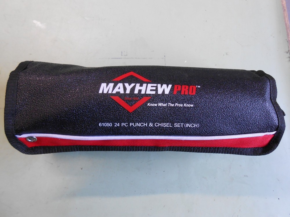Mayhew Tools 61050 24 Pc. Punch & Chisel Set in Tool Roll