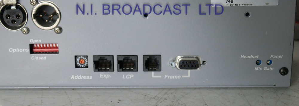 telex rts kp32 32 channel intercom talkback panel