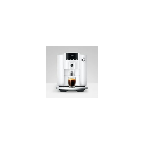 Jura E4 Automatic Coffee Machine Piano White
