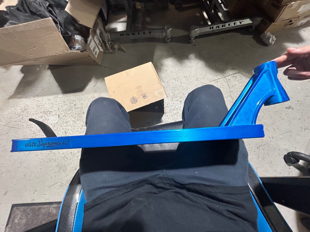 Elite Supreme V2 Scooter Deck 4.8"x 21" - Trans Blue