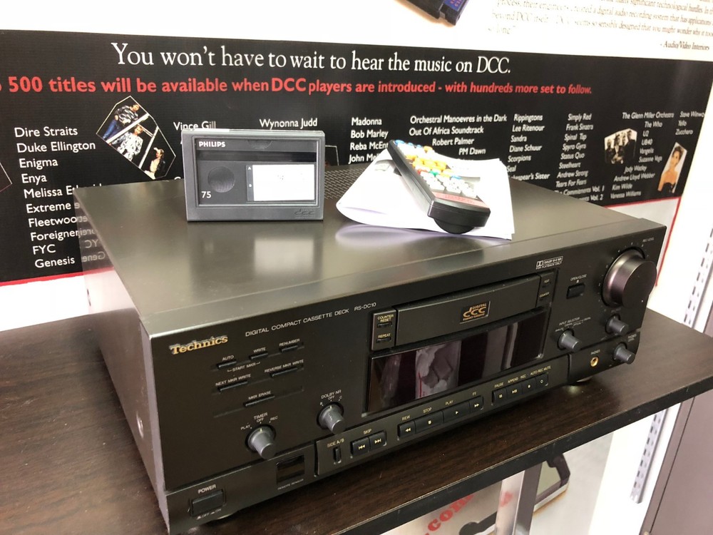 DCC Technics RS-DC10 Digital Compact Cassette Serviced with New Read Write Board