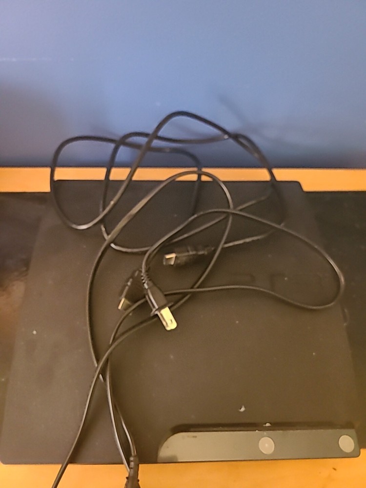 Ps3 Slim And Controller With Charging Cable