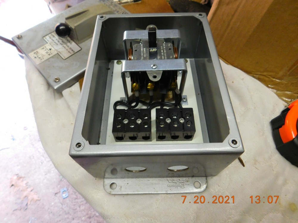 Hobart Disconnect Switch ..FD 50 - THRU- FD150 3 PHASE