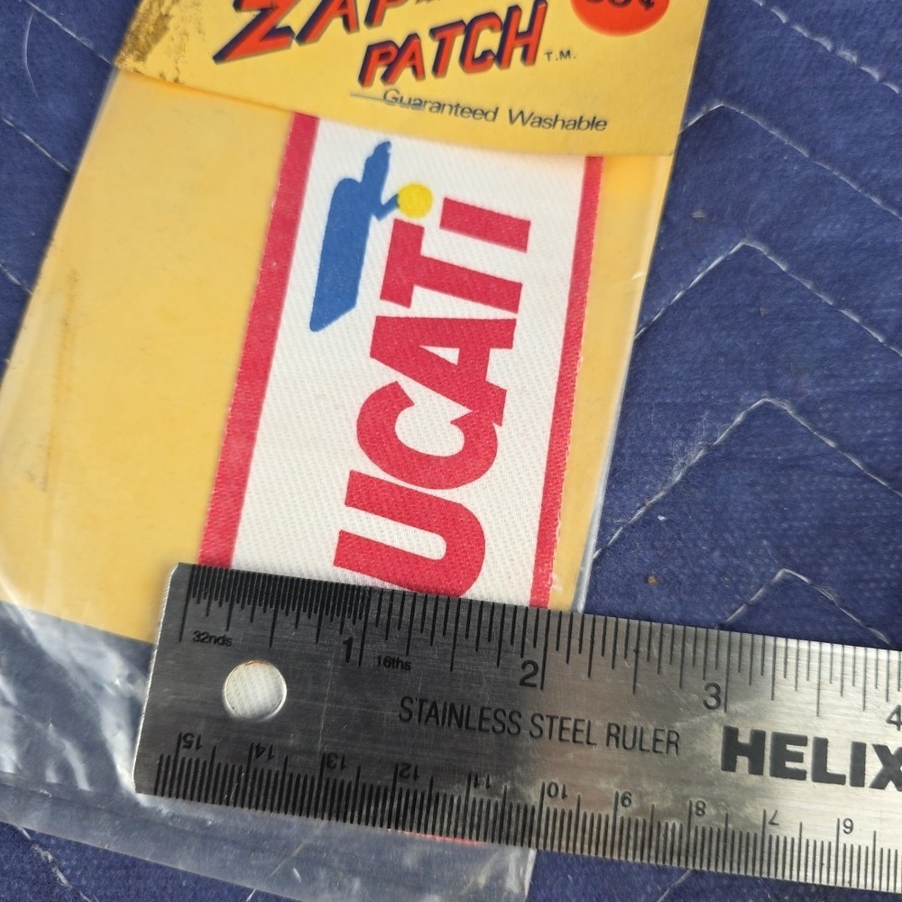 Vintage Ducati Iron On Patch