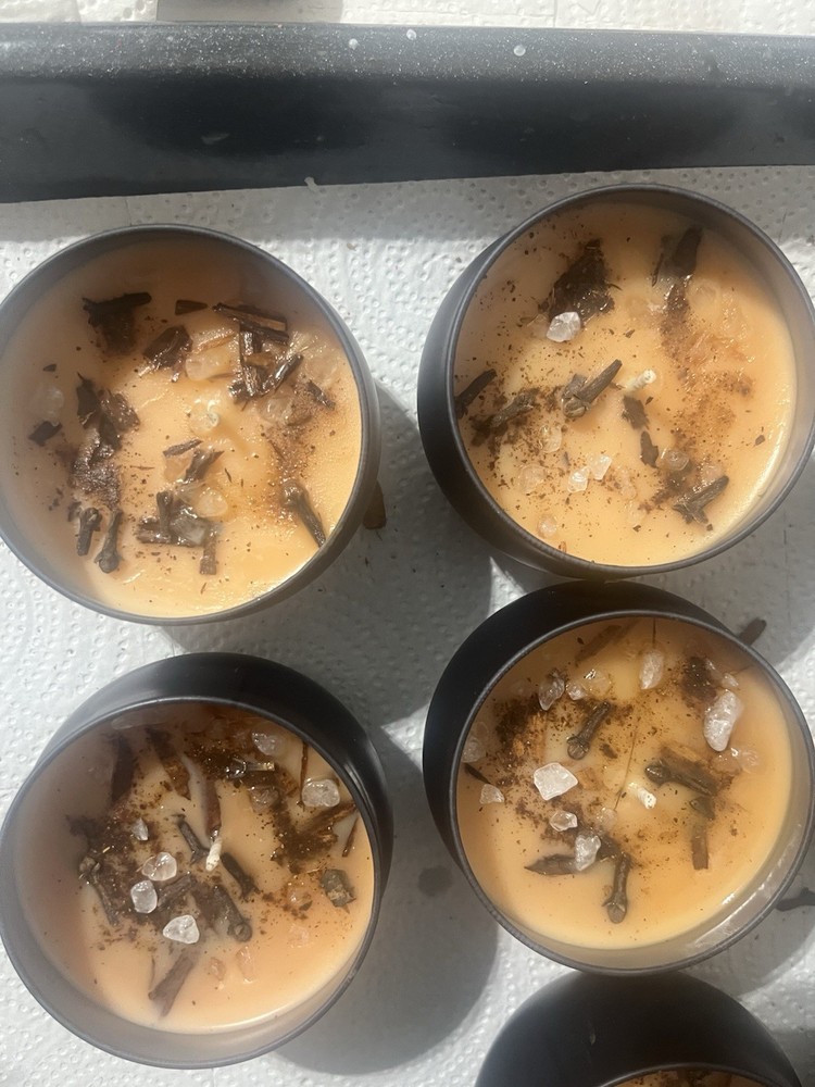 Cinnamon Intention Candle for Attraction & Prosperity Ritual, Meditation