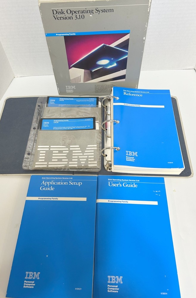 IBM Disk Operating System  Vrs 3.10 Includes Software