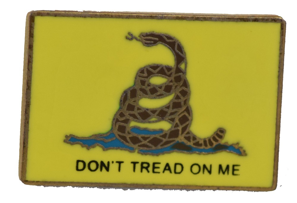GADSEN FLAG HAT PIN