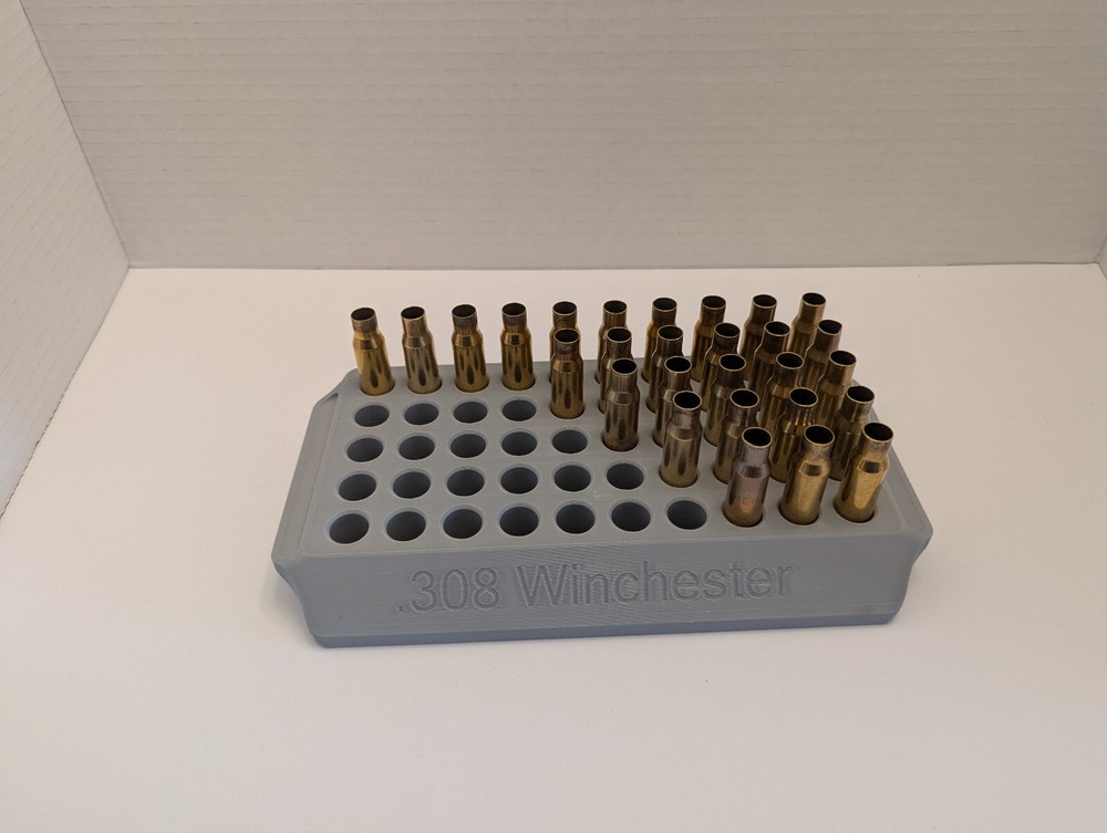 Custom 3D Printed Reloading Tray .308 Win | Custom colors and text
