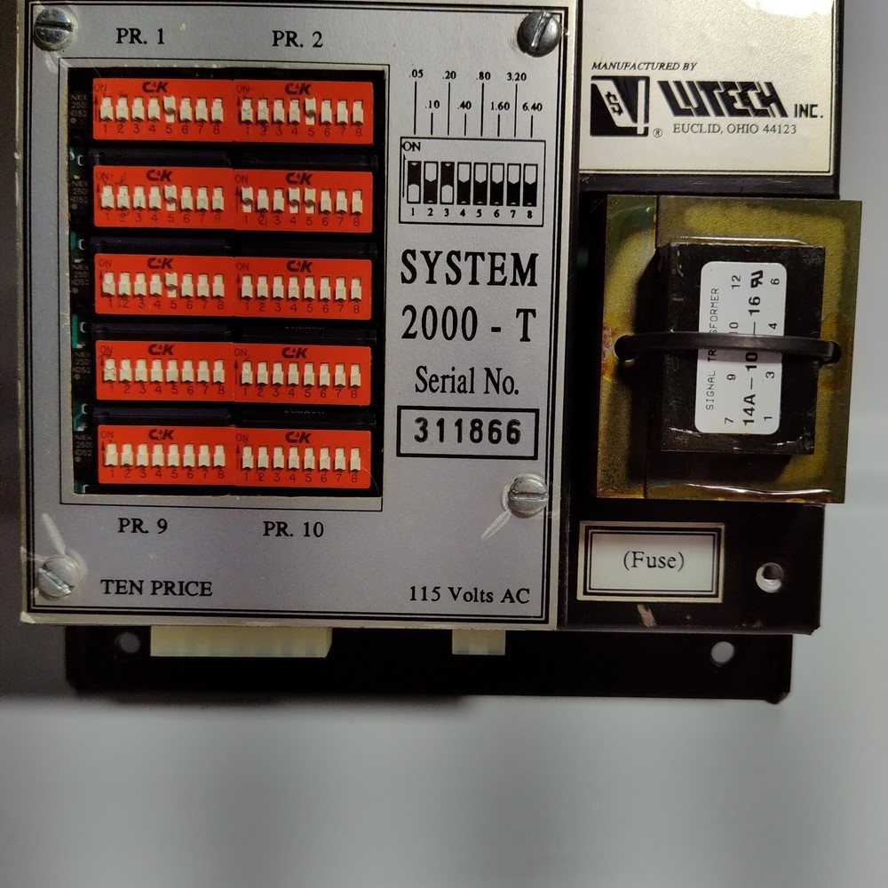 Lutech System 2000-T vending machine kit board - tested & working!