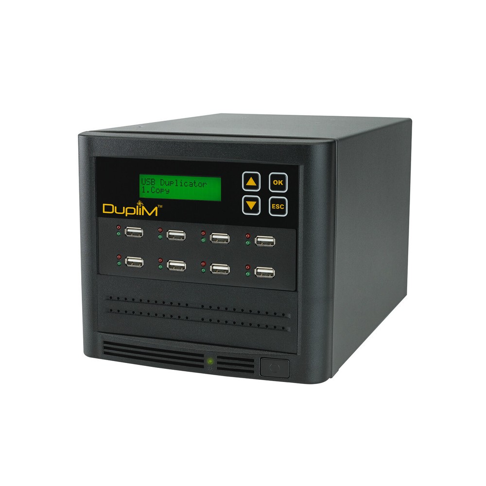 DupliM 1:7 USB Flash Drive Duplicator Stand-Alone & Ext USB 2.5" HDD Cloner