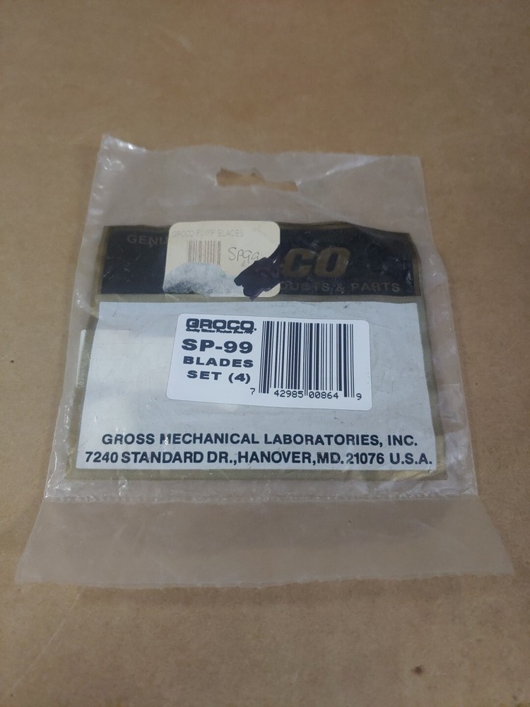 GROCO *NEW* SP-99 BLADES SET (QTY 4) #SP-99